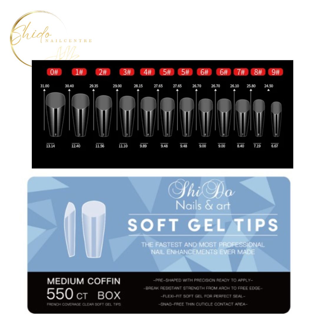 ShidoNails & Art Medium Coffin 550st