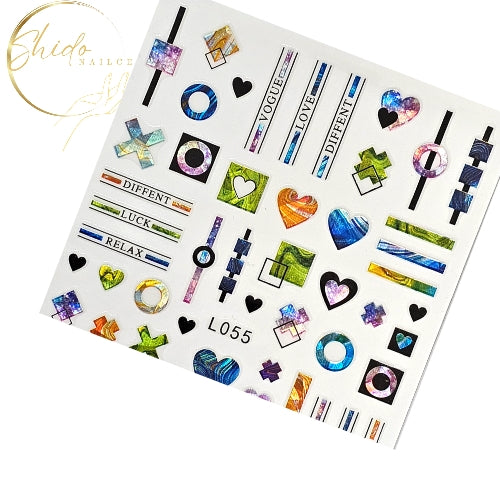 ShidoNails & Art Nailart sticker L055