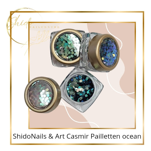 Pailletten Ocean - ShidoNails® - nailart