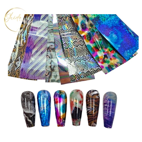 Folie mix1 nr8 - ShidoNails® - nailart