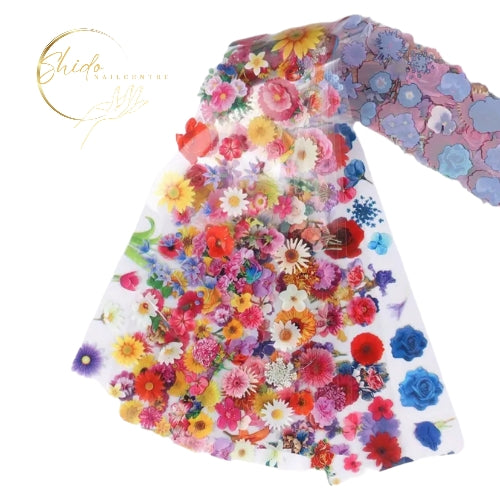 Bloemenhof folie - ShidoNails® - nailart