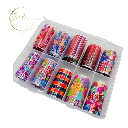 Vleugje Rood folie - ShidoNails® - nailart