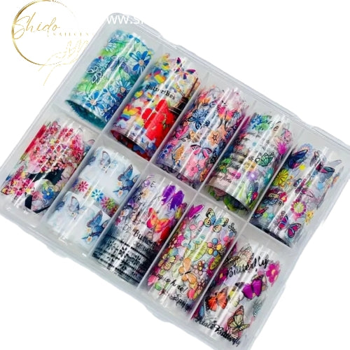 Zomer Flirt folie - ShidoNails® - nailart