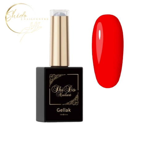 Gellak Diva Knal rood/oranje neon gellak