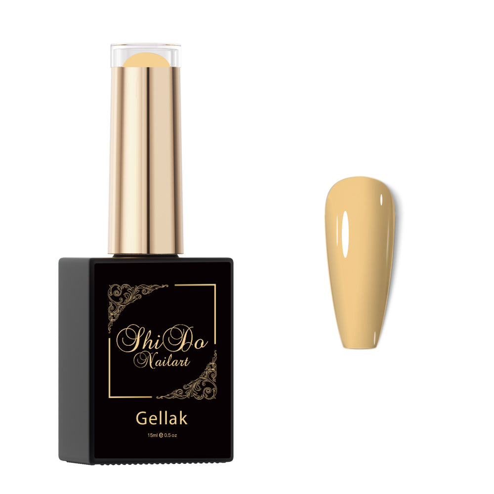 Banana – ShidoNails® – Vrolijke gele gellak met perfecte dekking