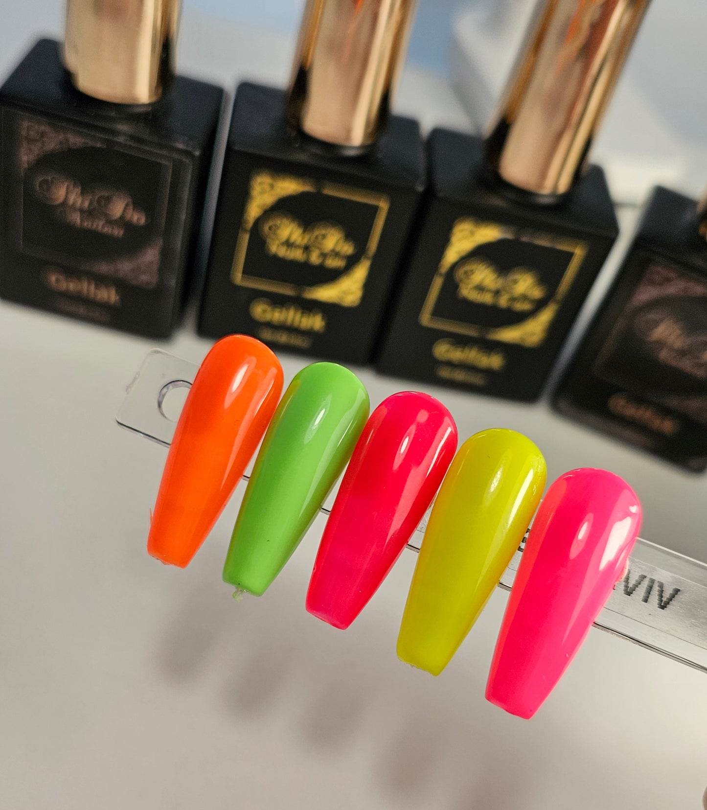 Gellak Diva - ShidoNails & Art - Knal rood/oranje