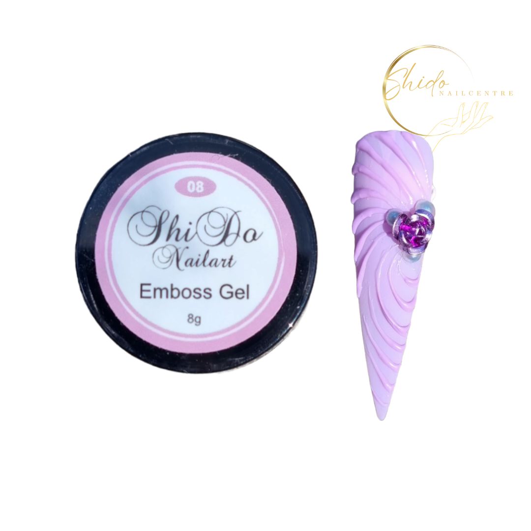 Shidonails & Art Emboss Gel Lila 8ml