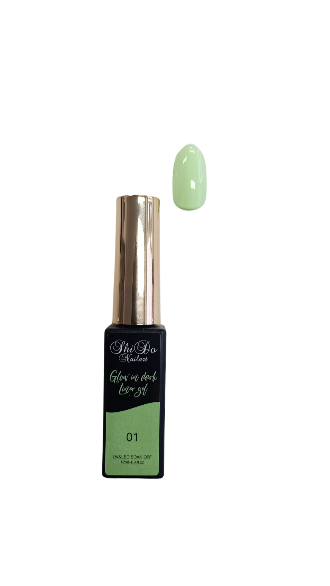 Striper Gel lime -ShidoNails® - striper gel Glow In The Dark Lime Green NR: 01 12ml