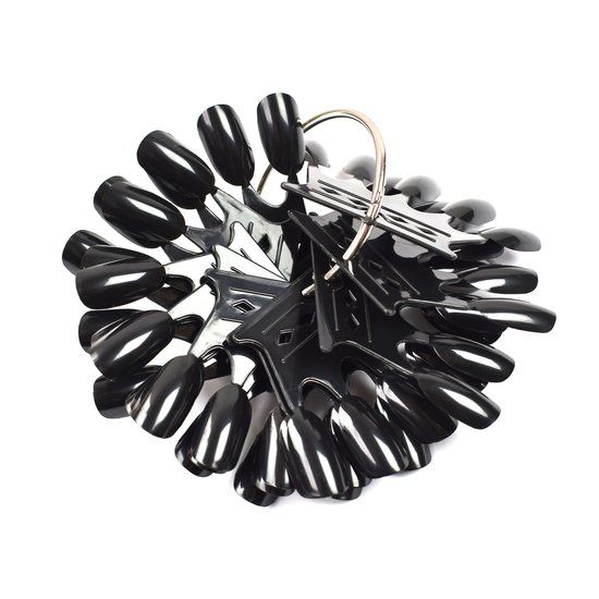 Kroon 10st (Zwart) - ShidoNails® - nailart display