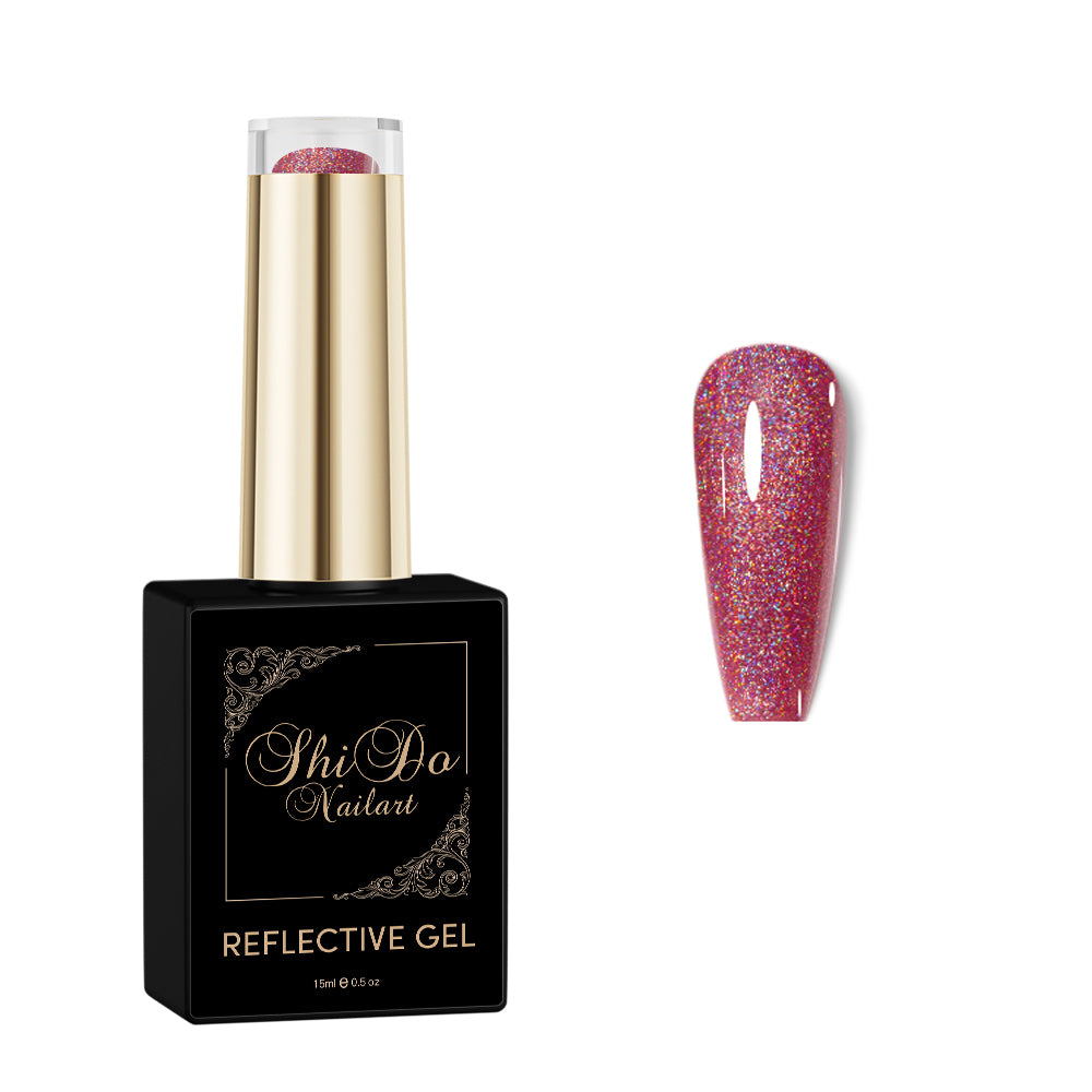 Flash Gellak Pink - ShidoNails® - reflecterende gellak