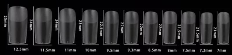 Diva Soft Gel Tips Square Medium Mat