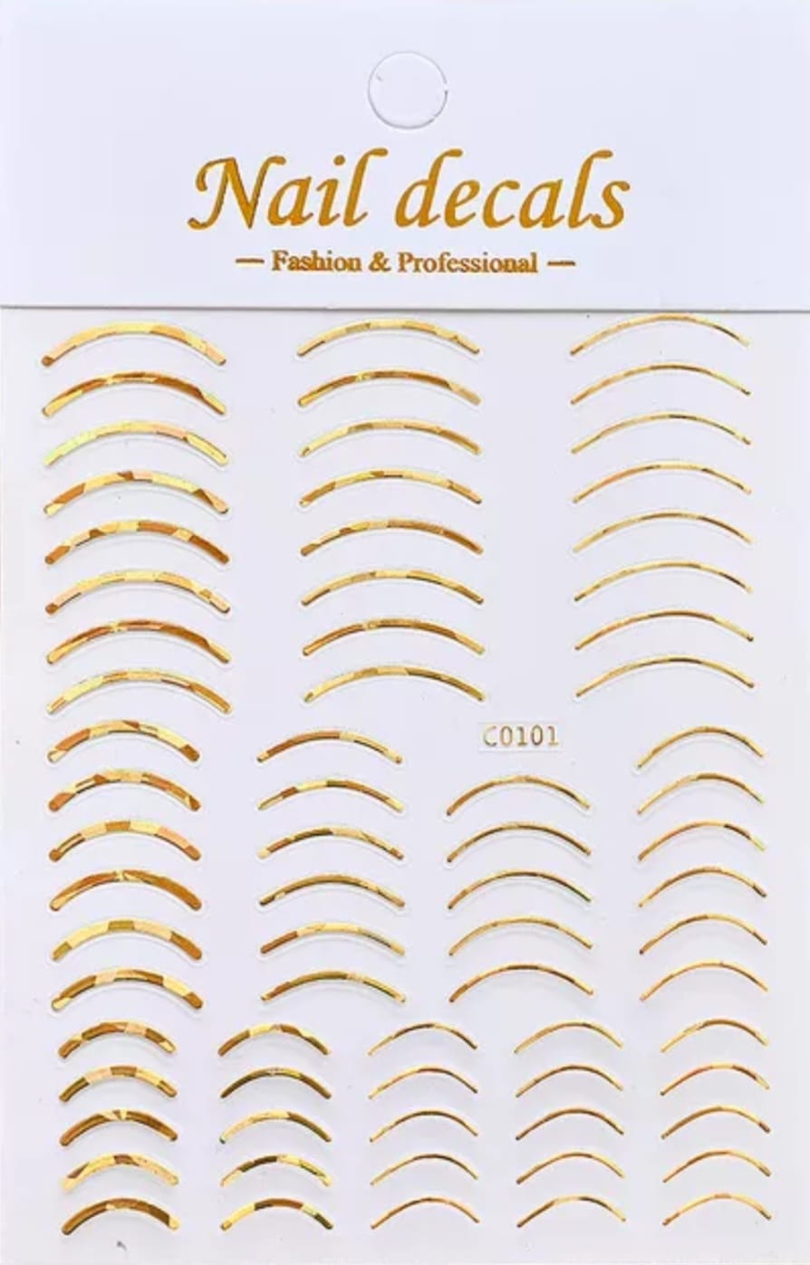 Shido Nailart Golden Sparkle Liner