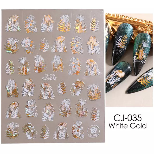 Shido Luxury Nailart Sticker CJ-035