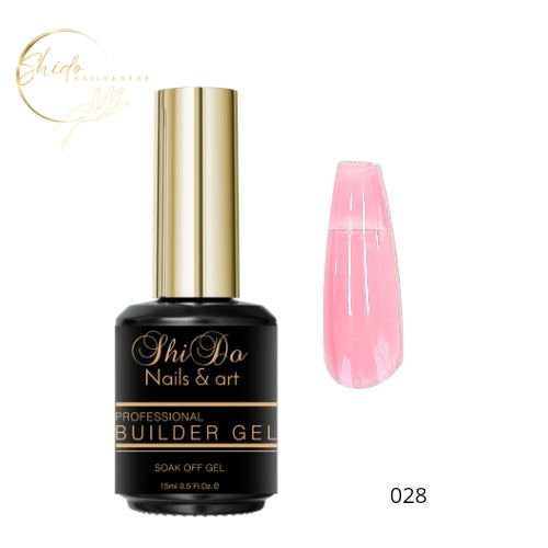 Buildergel Bernadette-zacht pink-Shidonails voor verlenging en versteviging