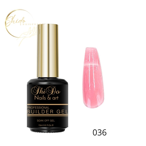 Builder gel Bianca-medium-Shidonails voor verlenging en versteviging