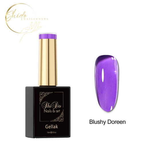 Blushy Doreen transparante gellak voor prachtige nagels met effect van shidonails