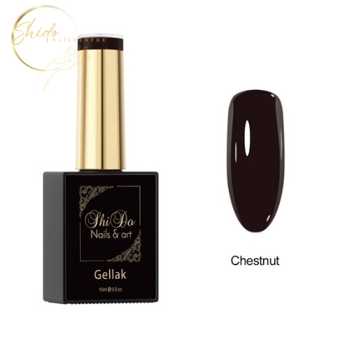 CHESTNUT – ShidoNails® – warm bruin nude gellak zo donker als pure chocolade