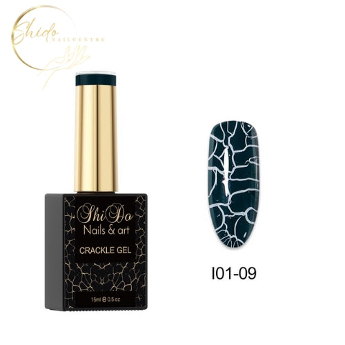 crackle lak groen voor mooie nailart effecten Shidonails & Art