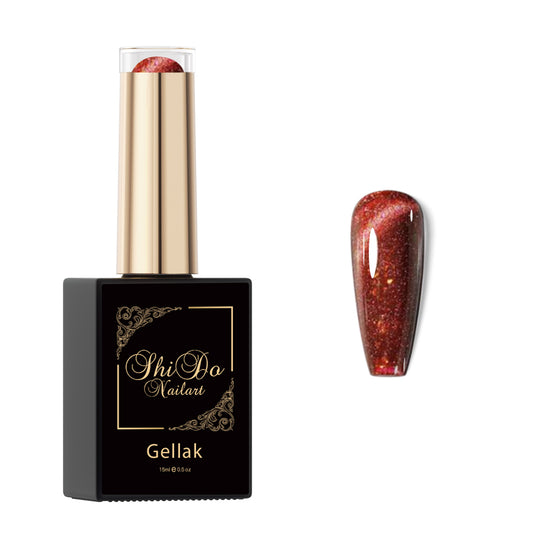 ShidoNails & Art Cat Eye Galaxy Red