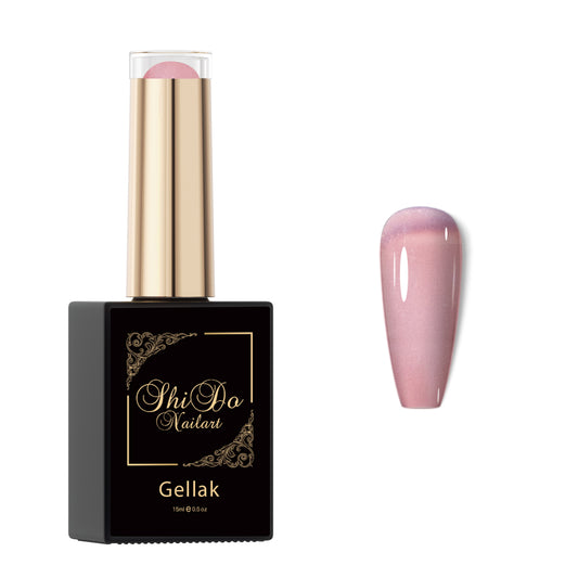 transparant roze gellak voor verfijnde look Shido Nails & art® - Hema-Free & Vegan