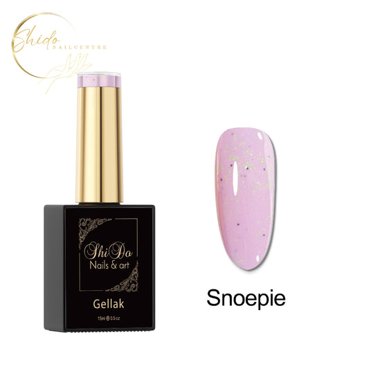 Gellak Snoepie goede dekking met spikkels van shidonails