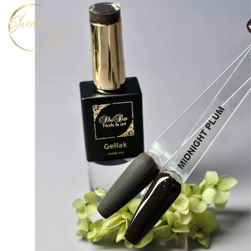 MIDNIGHT PLUM – ShidoNails® – taupe plum nude gellak voor diepe gekleurde nagels