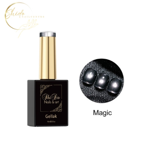 Magic – ShidoNails® – Zilvergrijze cateye gellak