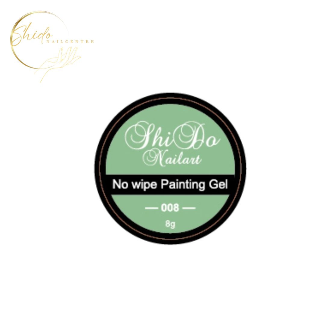 Minty 008 van ShidoNails® is een frisse mintgroene painting gel met hoge pigmentatie. Perfect voor lente- en zomernailart, abstracte patronen of geometrische lijnen. De non-wipe formule zorgt voor direct resultaat zonder sticky layer.
