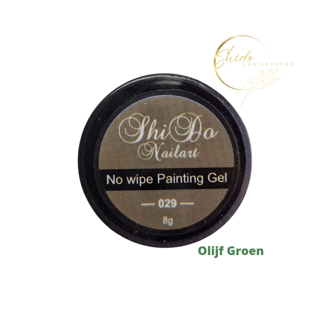 Olijfgroen 029 van ShidoNails® heeft een diepe, aardse tint die perfect combineert met nude en goud. De non-wipe formule maakt hem praktisch en professioneel in gebruik, ideaal voor blad- of natuurmotieven.
