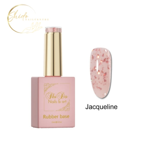 Glitter Rubberbase Jacqueline van ShidoNails & Art - Vegan en Hema-Free Nagelversteviging