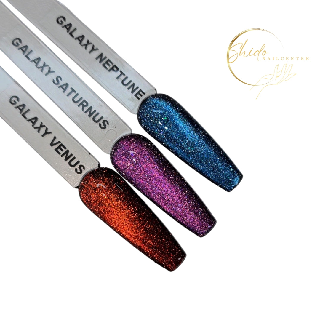 ShidoNails & Art Cateye Galaxy Saturnus paars - Vegan & Hema-free