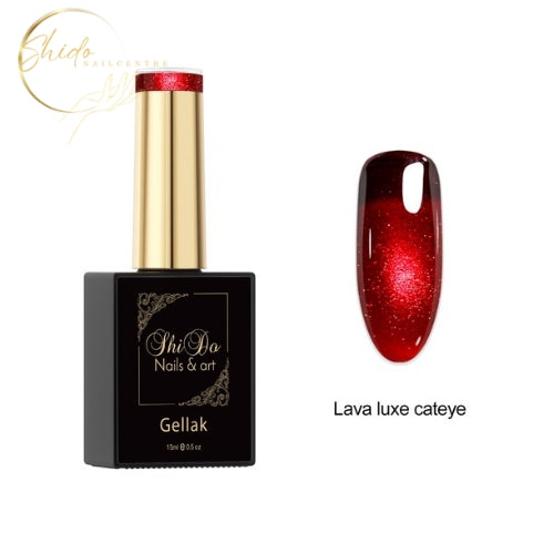 Lava Luxe – ShidoNails® – Rode cateye gellak