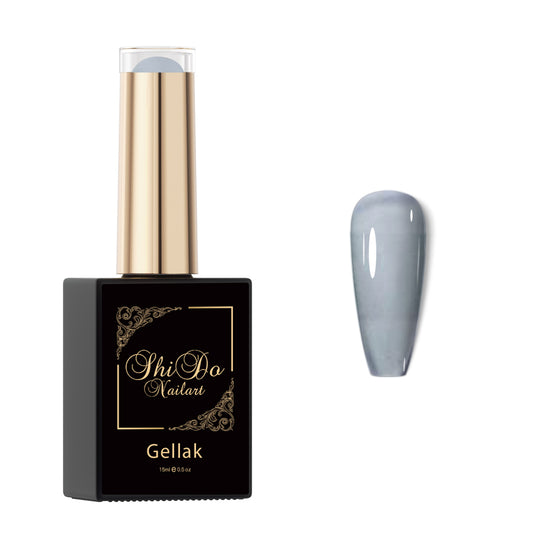 Gellak Blushy Black transparant voor de verfijnde look Shido Nails & art® - Hema-Free & Vegan