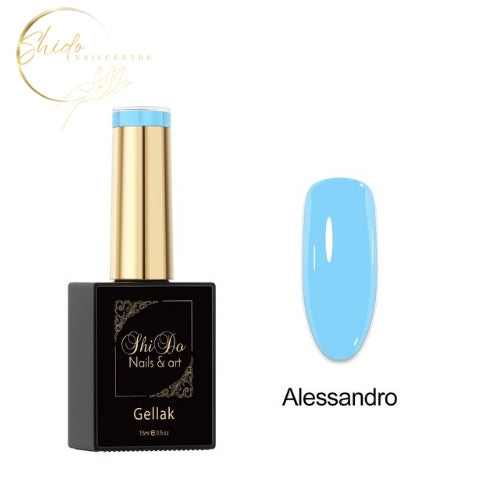 Alessandro Lollypop – ShidoNails® – helder lichtblauwe gellak