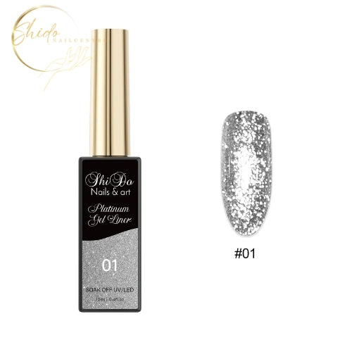 Striper gel - ShidoNails® – #01 Zilver