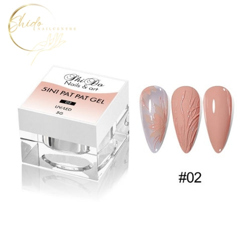 Pat Pat Gel 5-in-1 #02 - ShidoNails & Art – Multifunctionele gel
