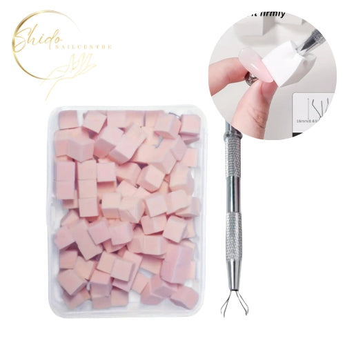 Tofu Ombre Sponsjes – ShidoNails® – Roze ombre sponsjes voor nagels