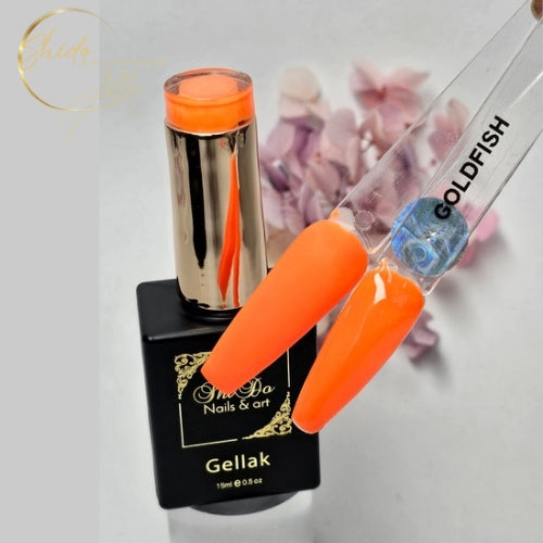Gellak Goldfish - ShidoNails & Art - Neon Oranje