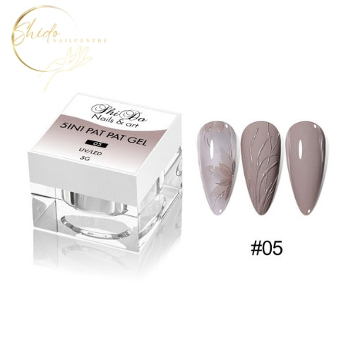 Pat Pat Gel 5-in-1 #5 - ShidoNails & Art – Multifunctionele gel