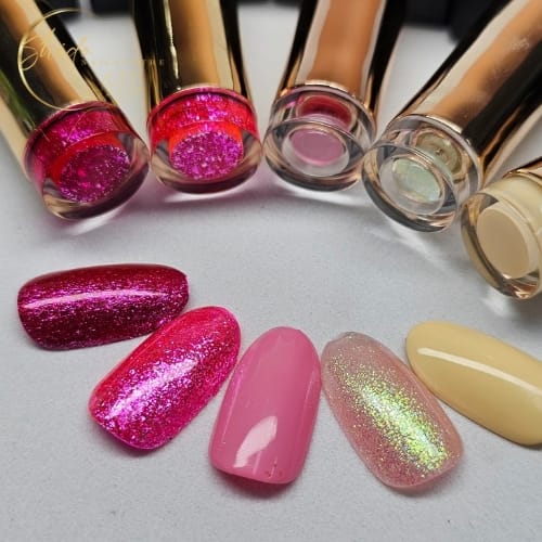 Pink Paradise Collection – Shido Nails & Art® 5 gellak kleuren voor unieke nagels 