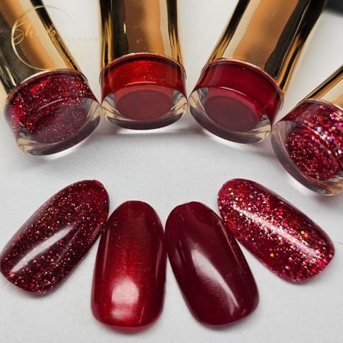 Red Obsession Collection – Shido Nails & Art® 4 rode gellakken voor speciale feesten