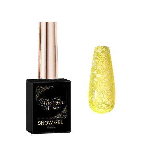 Shidonails & Art Snow Gellak geel 15ml