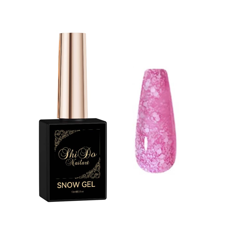 ShidoNails & Art Snow Gellak Roze 15ml