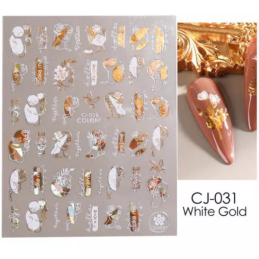 Shido Luxury Nailart Sticker CJ-031